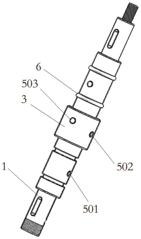 Shockproof pump shaft assembly for magnetic drive pump and magnetic drive pump