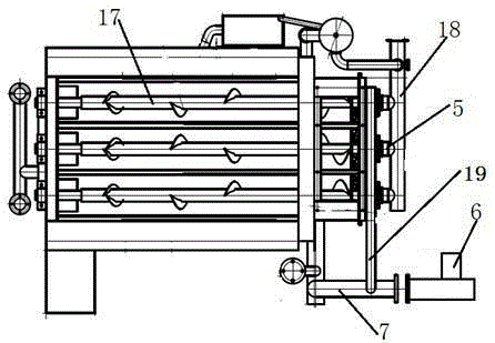 Large dynamic gasification combustion biomass burning machine