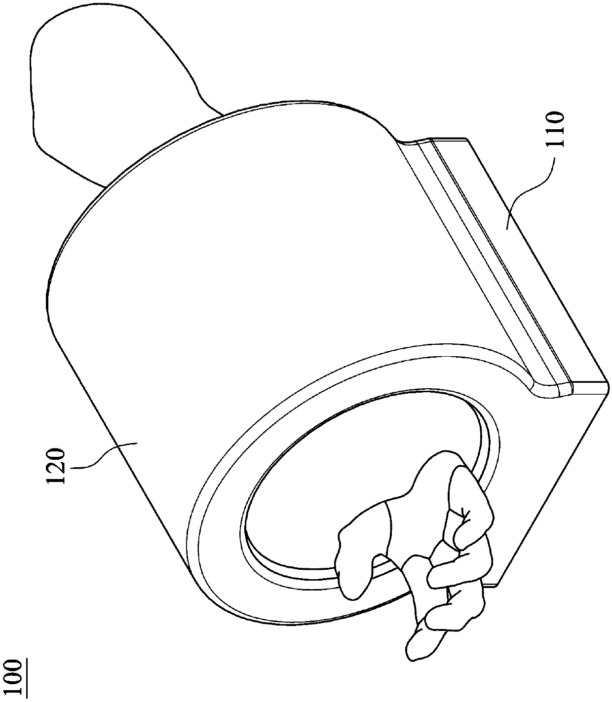 Optical pulse wave image measuring instrument and pulse type measuring method