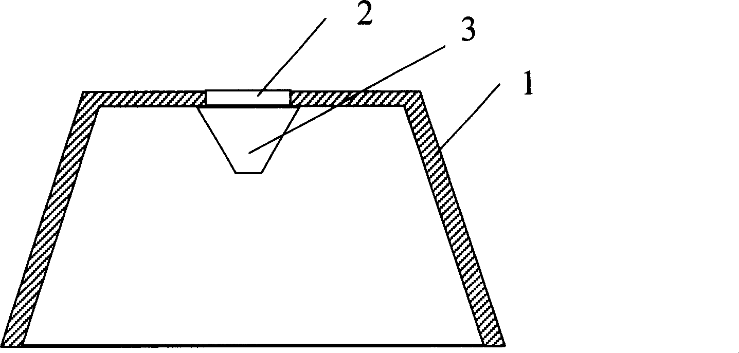 Locating cover for dropping eye drop