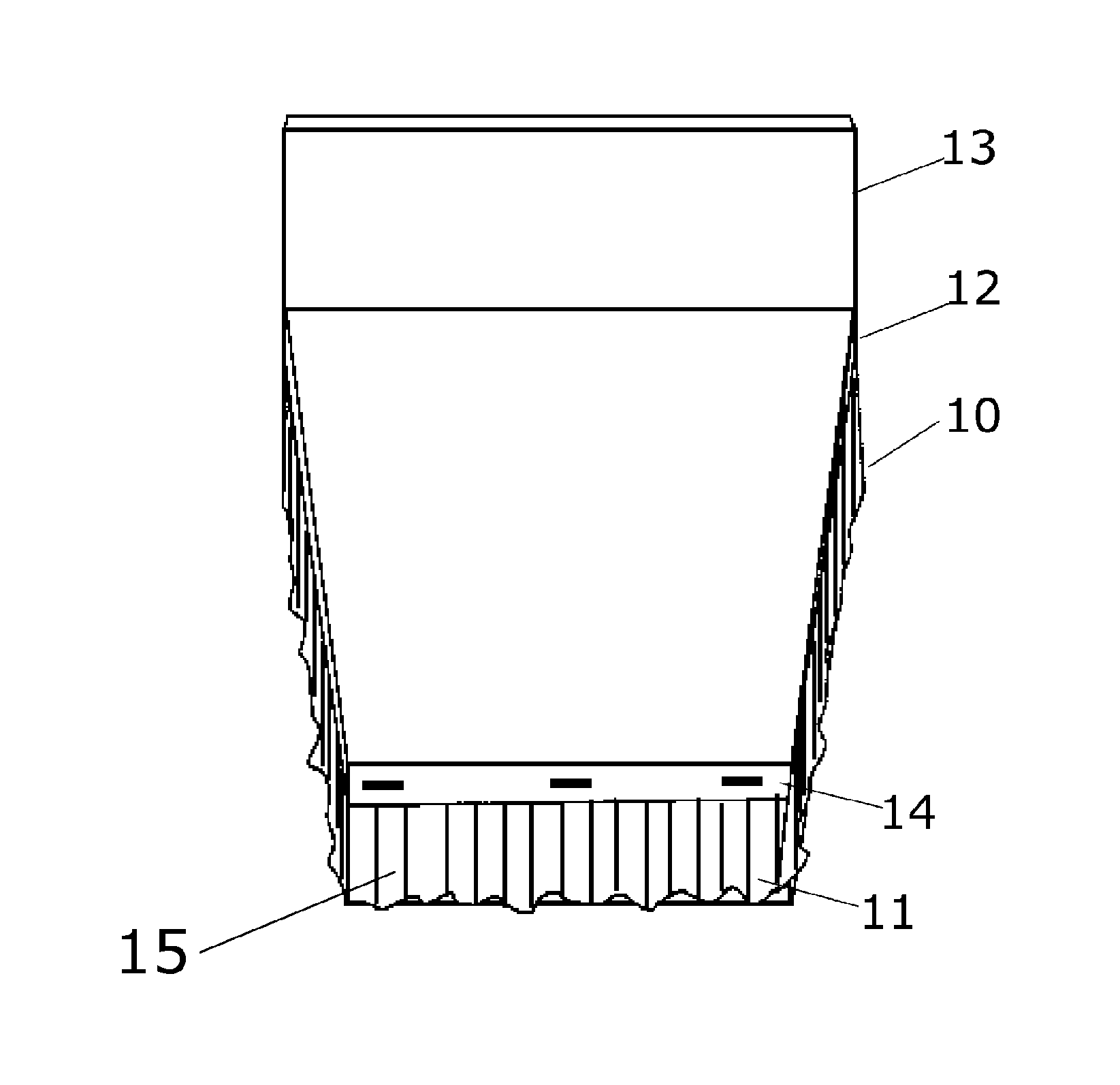 Snap-on bed skirt