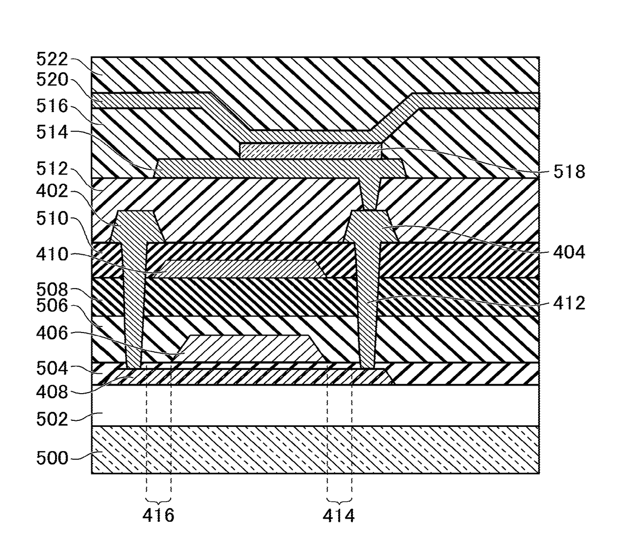 Organic el display device and method of manufacturing an organic el display device