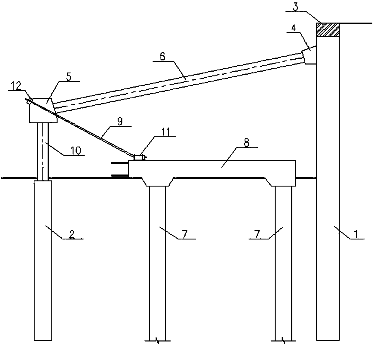 Method for supporting foundation pit