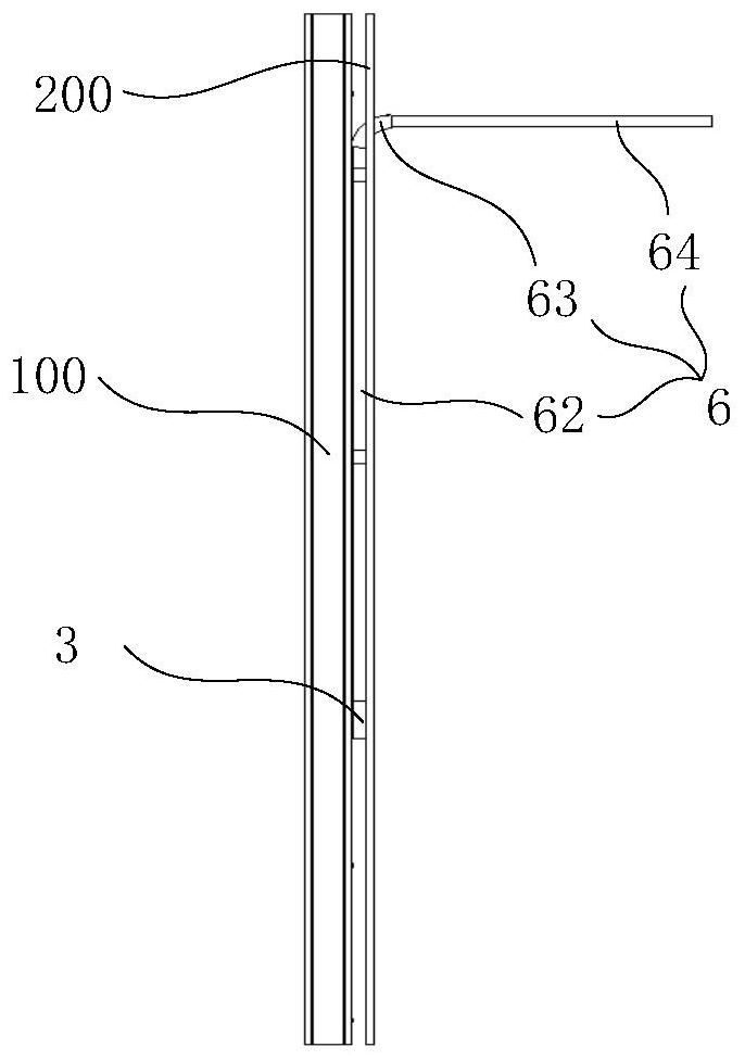 Fabricated wall with bottom junction box mounted on outdoor side and construction method of fabricated wall