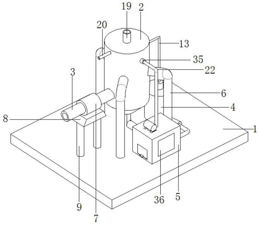 Energy-saving and environment-friendly limestone-gypsum wet flue gas desulfurizing tower