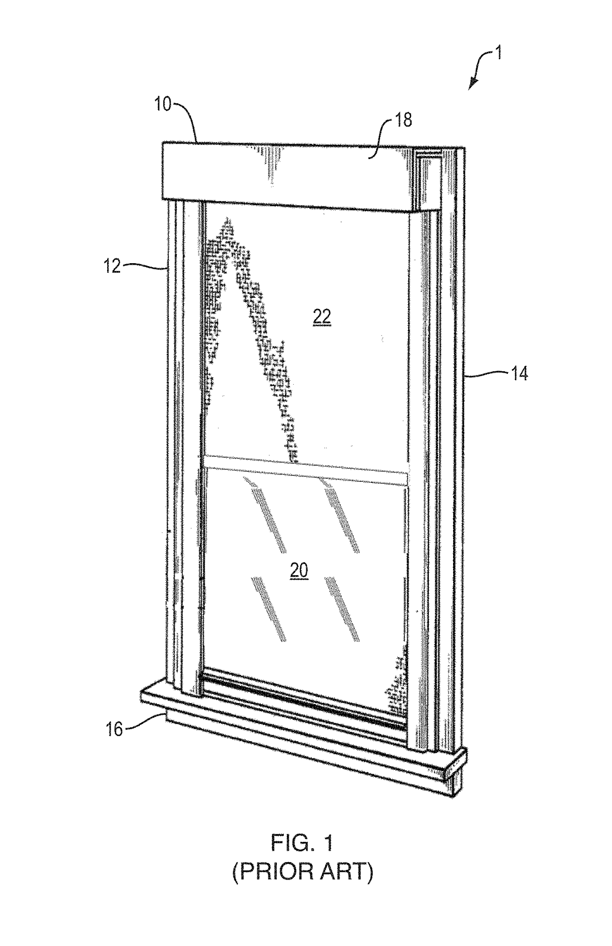 Internal insulating window shade