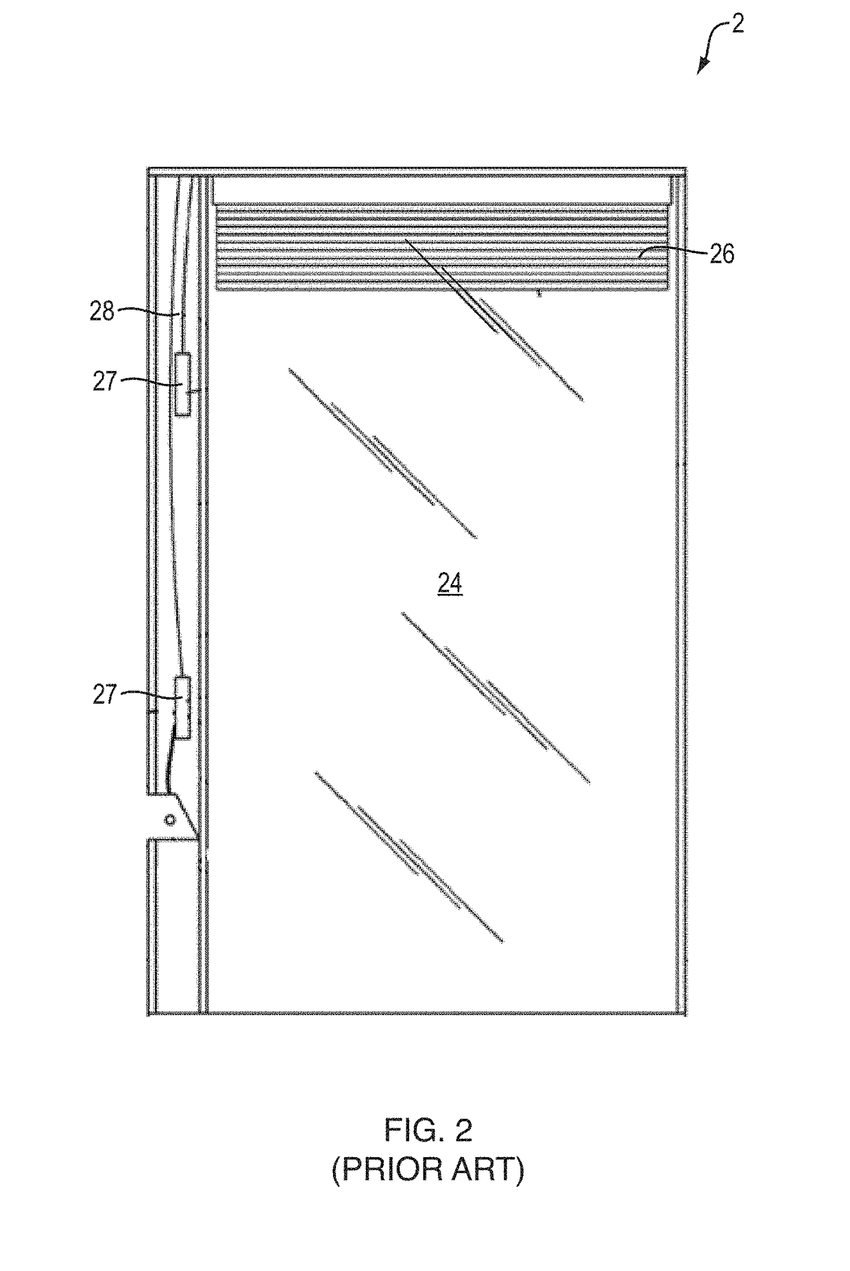 Internal insulating window shade