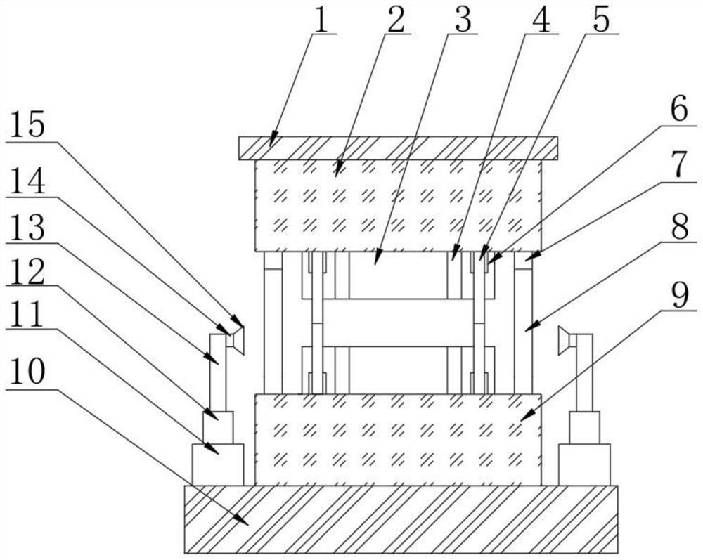 Mold core guide structure of plastic mold and plastic mold thereof