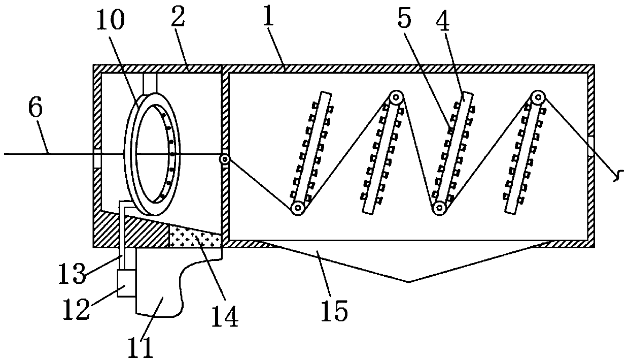 Automatic packaging line for enameled wires and packaging process