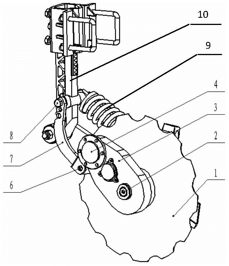 High stubble and thick straw resistant non-tillage seeder