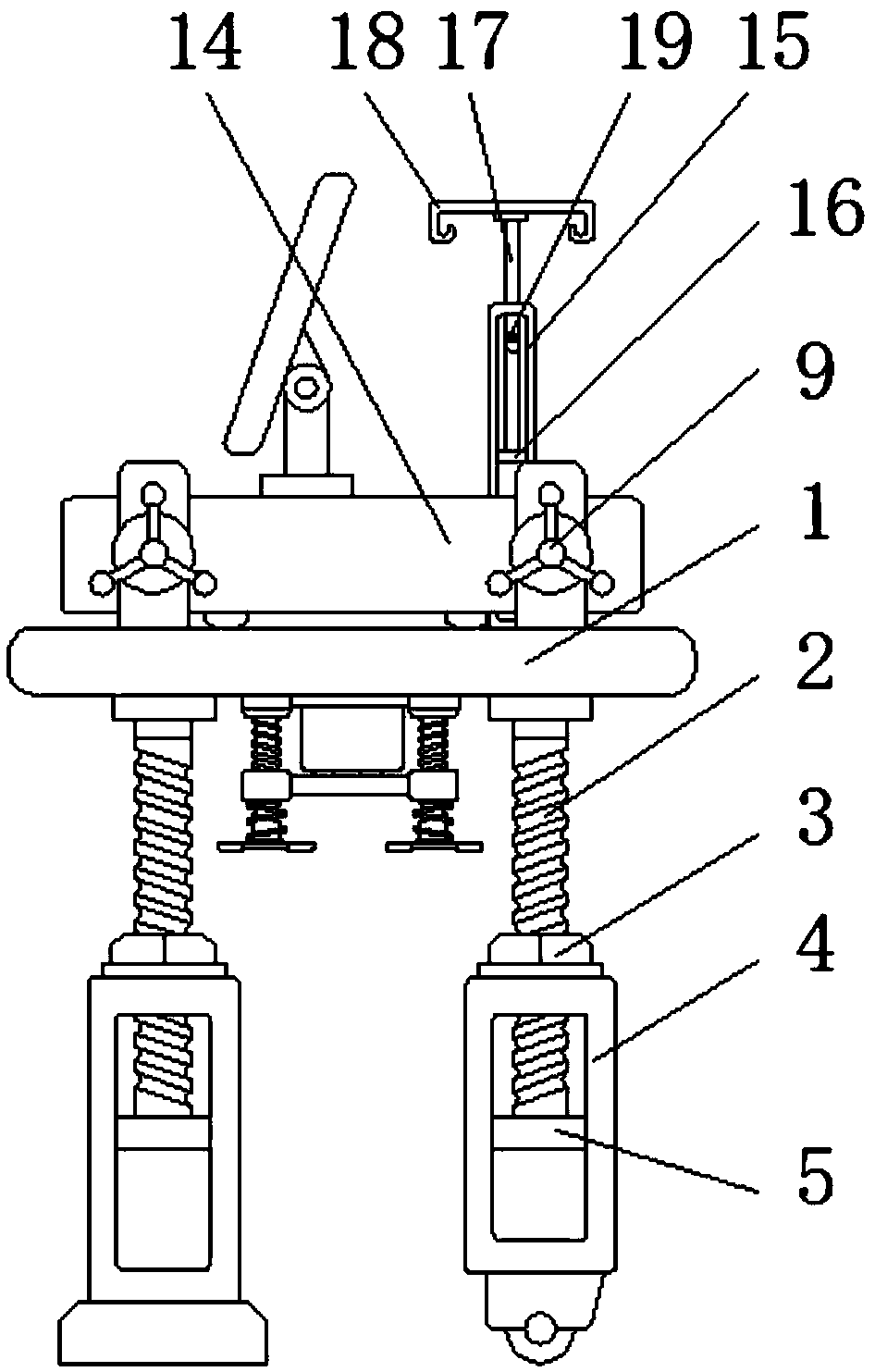 Anesthesia monitoring device for orthopedic surgery