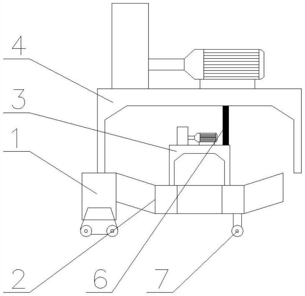 Method for hoisting four-beam bridge crane in workshop