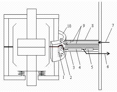 Method for online monitoring vacuum degree of arc extinguishing chamber of vacuum switch of intelligent switch cabinet