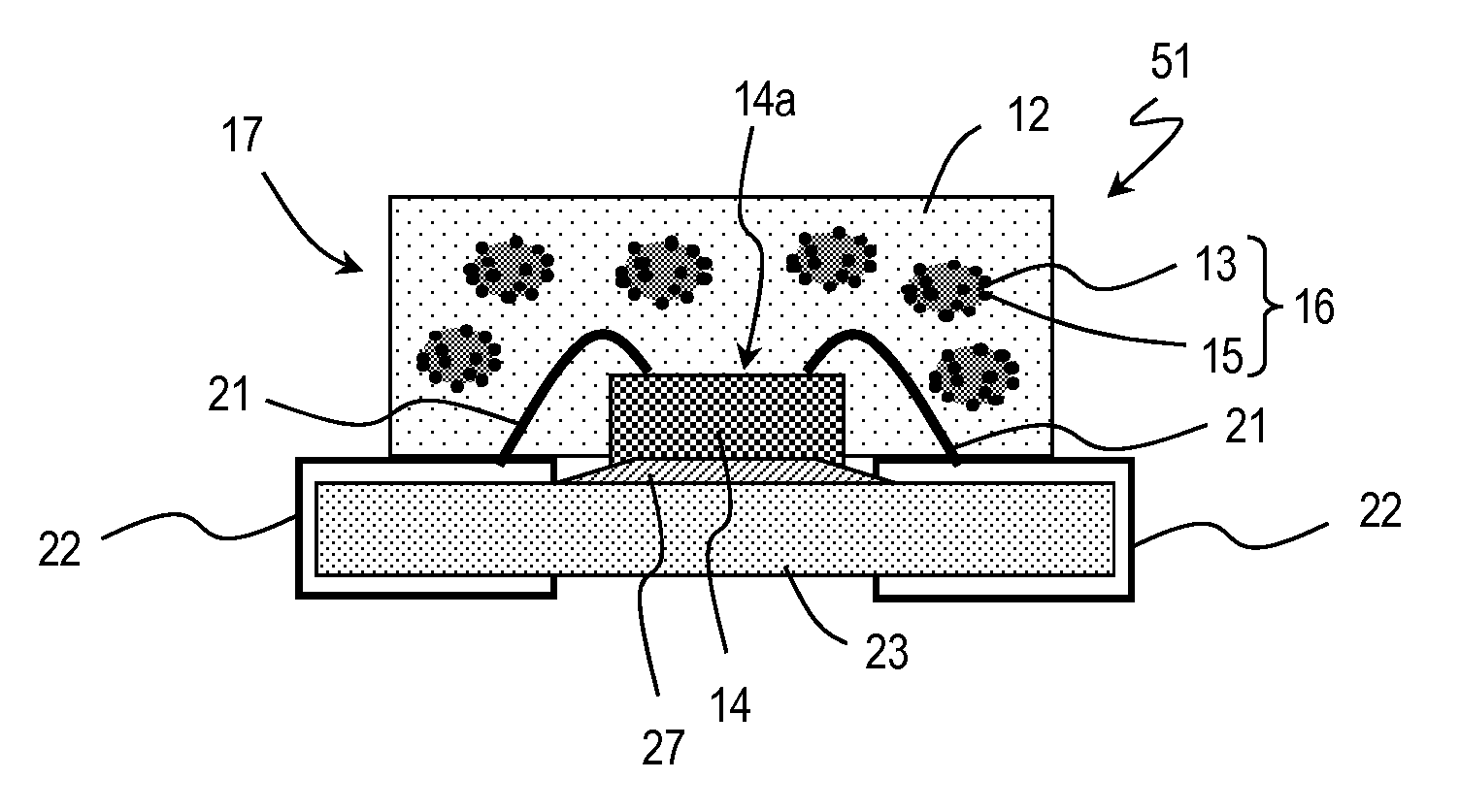 LED encapsulation resin body, LED device, and method for manufacturing LED device