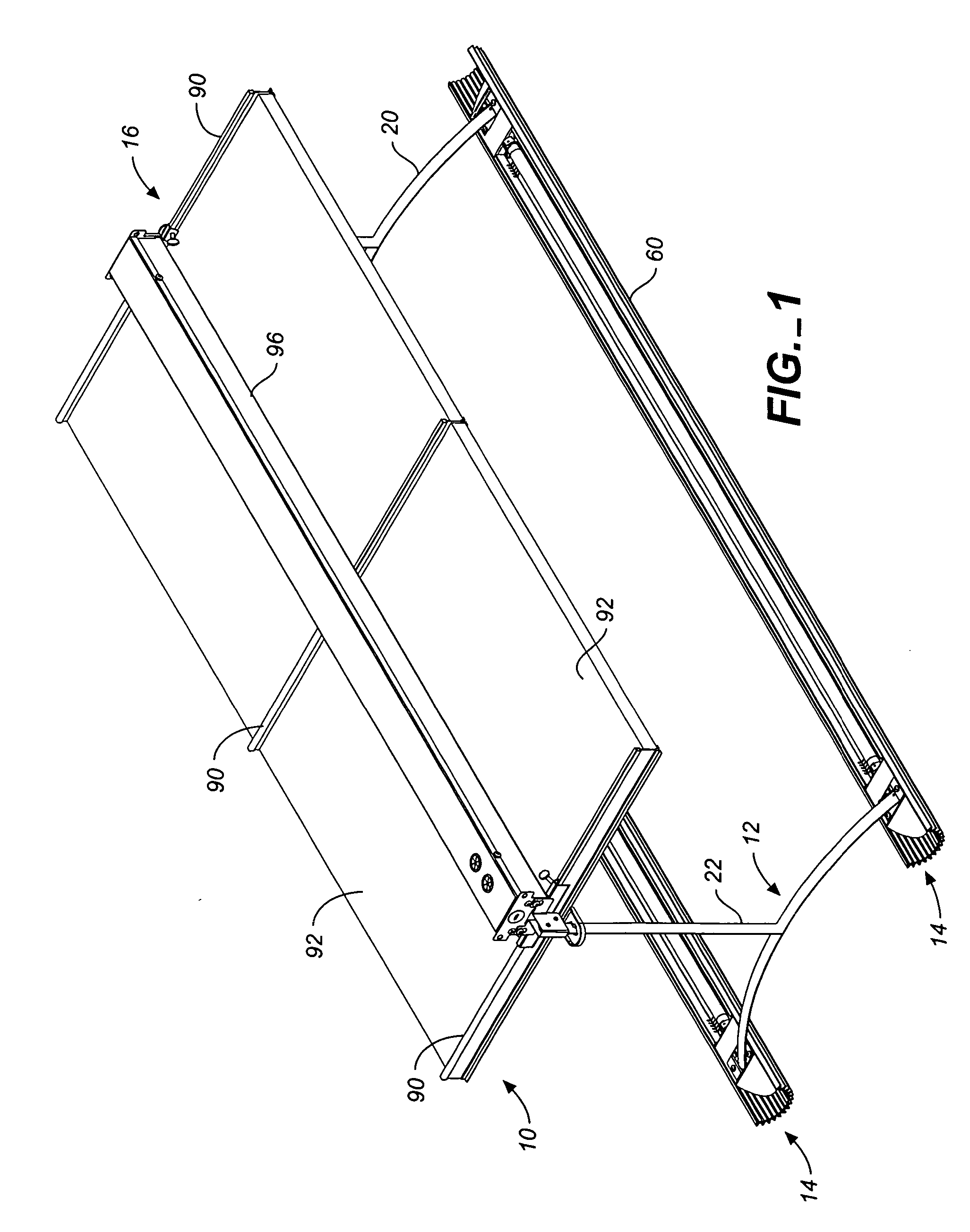 Small profile hanger system for ceiling suspended lighting fixtures