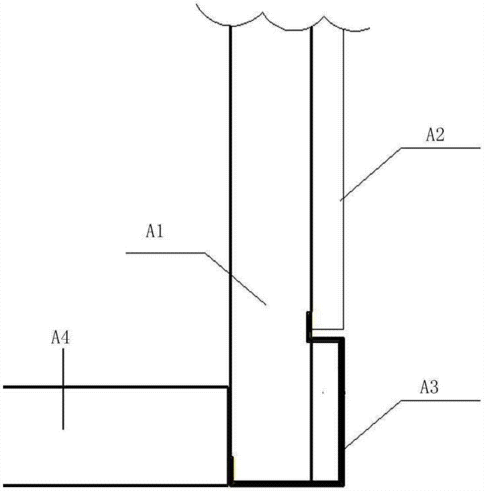 Assembled power distribution cabinet column section bar and assembling method thereof