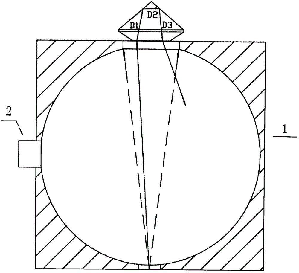 Measurement instrument for removing influence of size factor on color accuracy of diamond