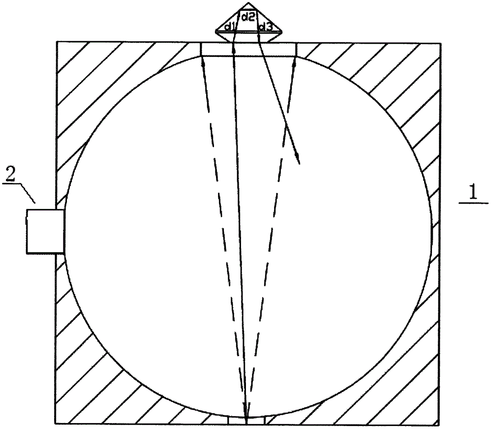 Measurement instrument for removing influence of size factor on color accuracy of diamond