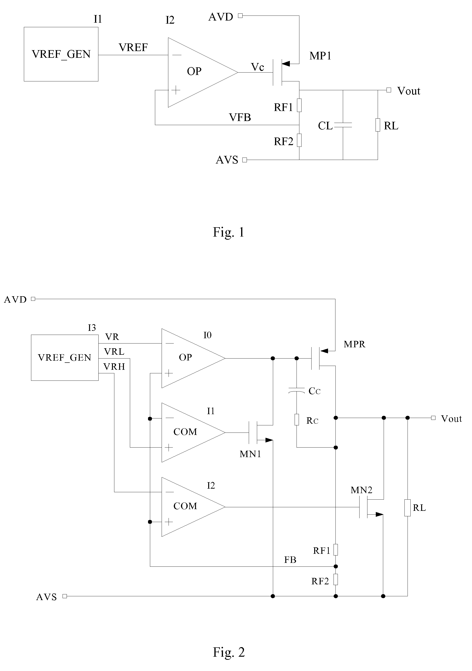 Low dropout regulator circuit without external capacitors rapidly responding to load change