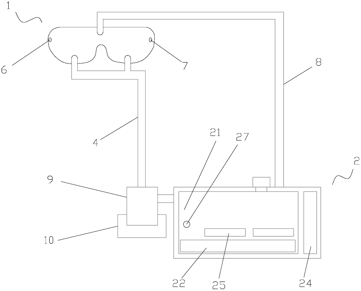 Dry-eye atomization treatment device