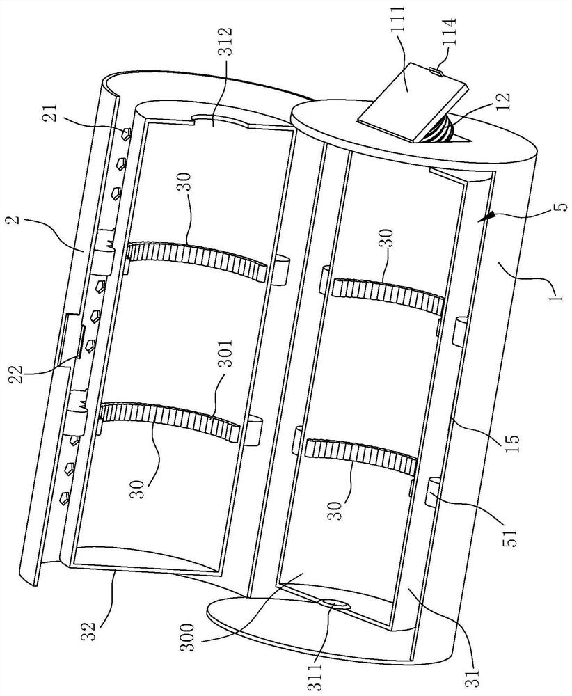 Power supply battery box and cooker with same