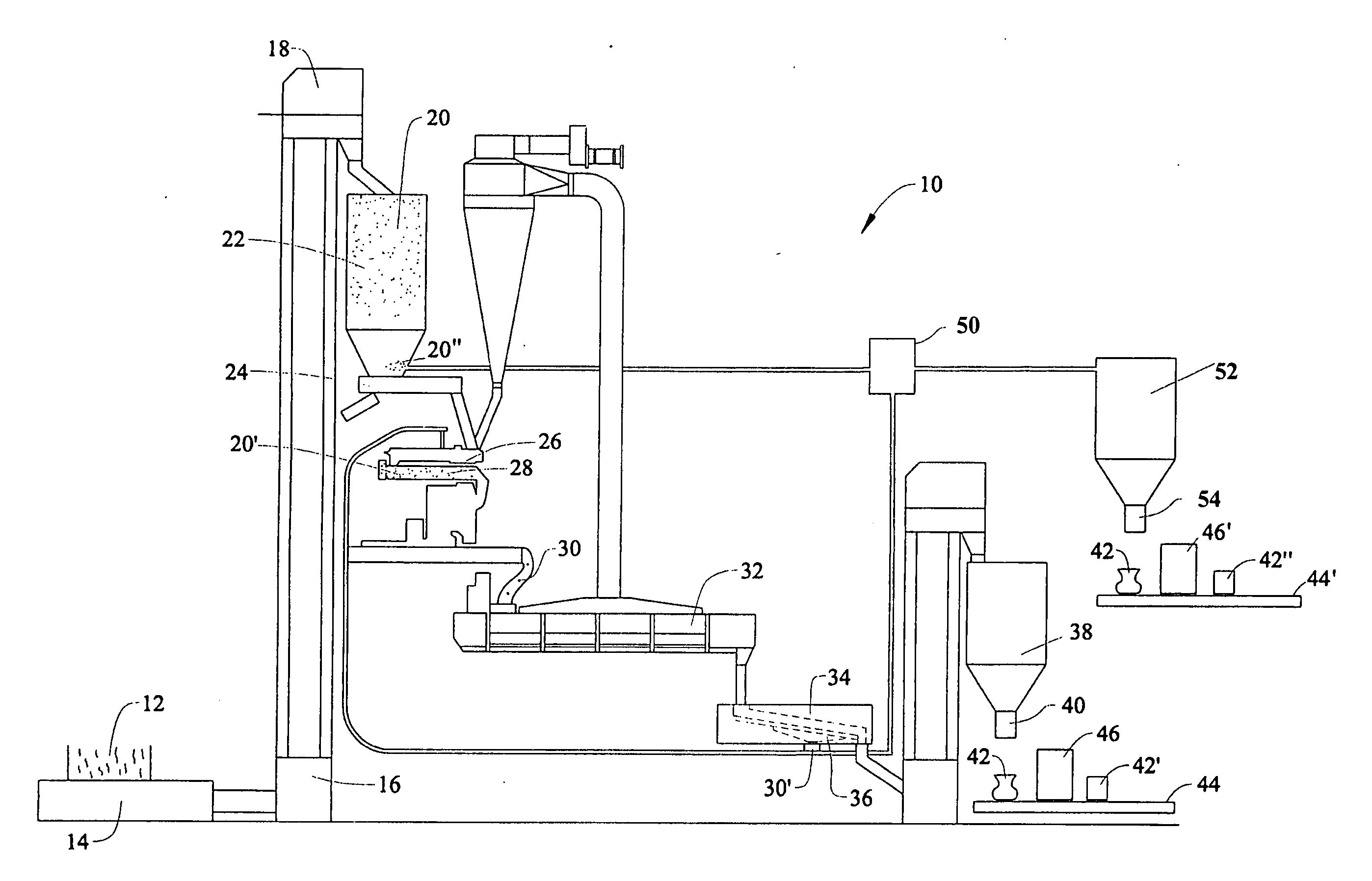 Clumping animal litter composition and method of producing the same