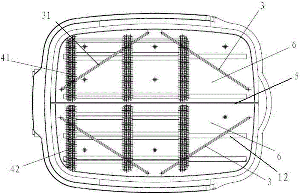 Mop cleaning barrel and automatic-water-squeezing mop barrel assembly