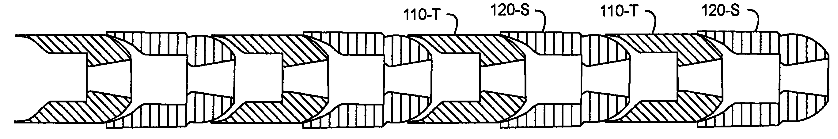 Method and apparatus for improved stiffness in the linkage assembly of a flexible arm