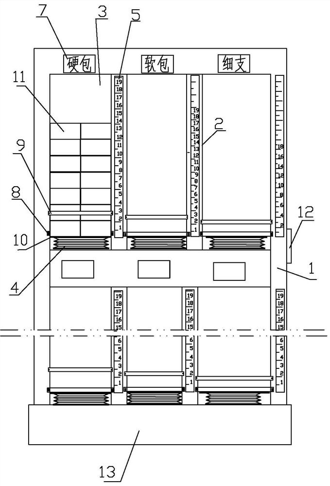 Retail terminal cigarette digital display storage cabinet