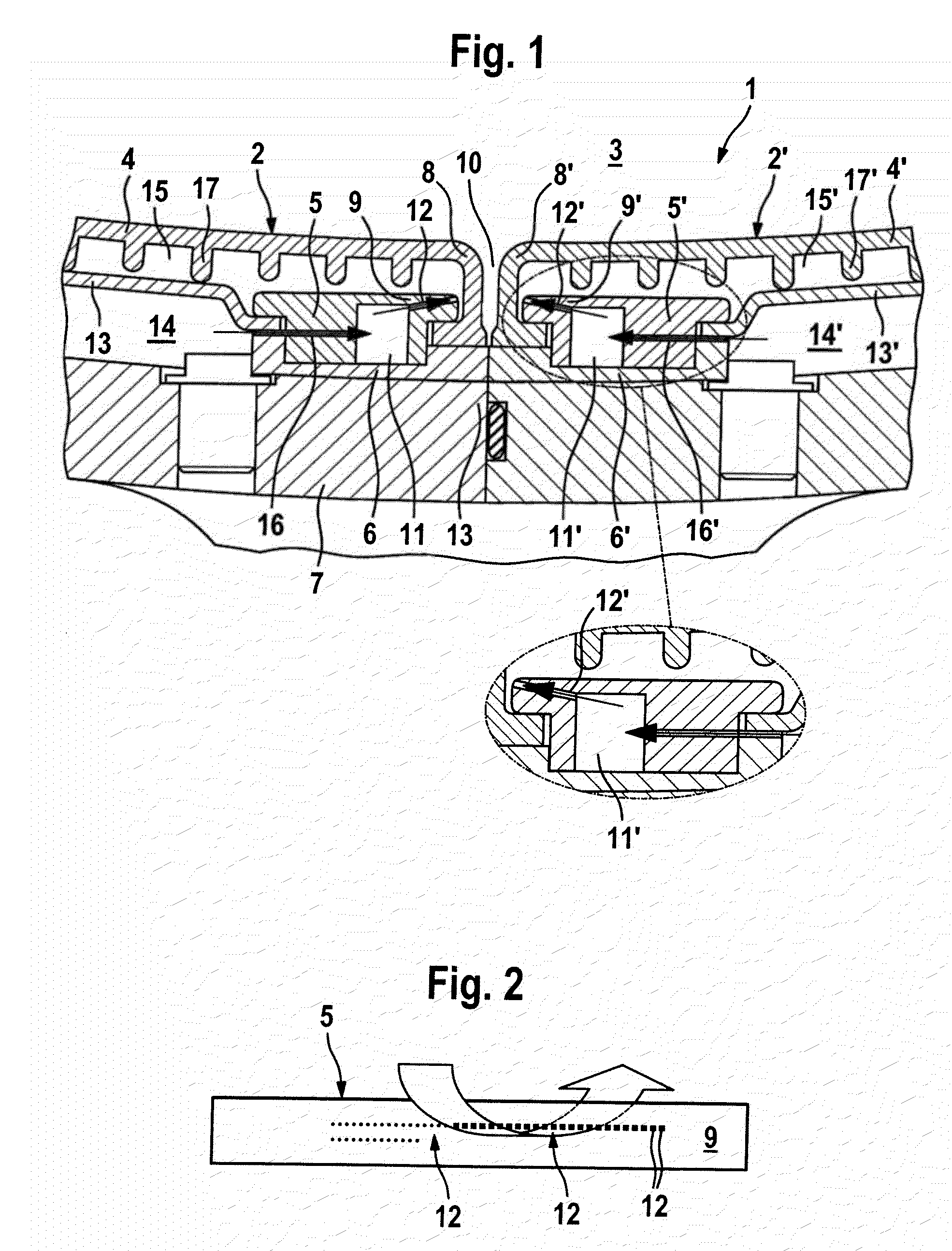 Combustion chamber of a combustion system