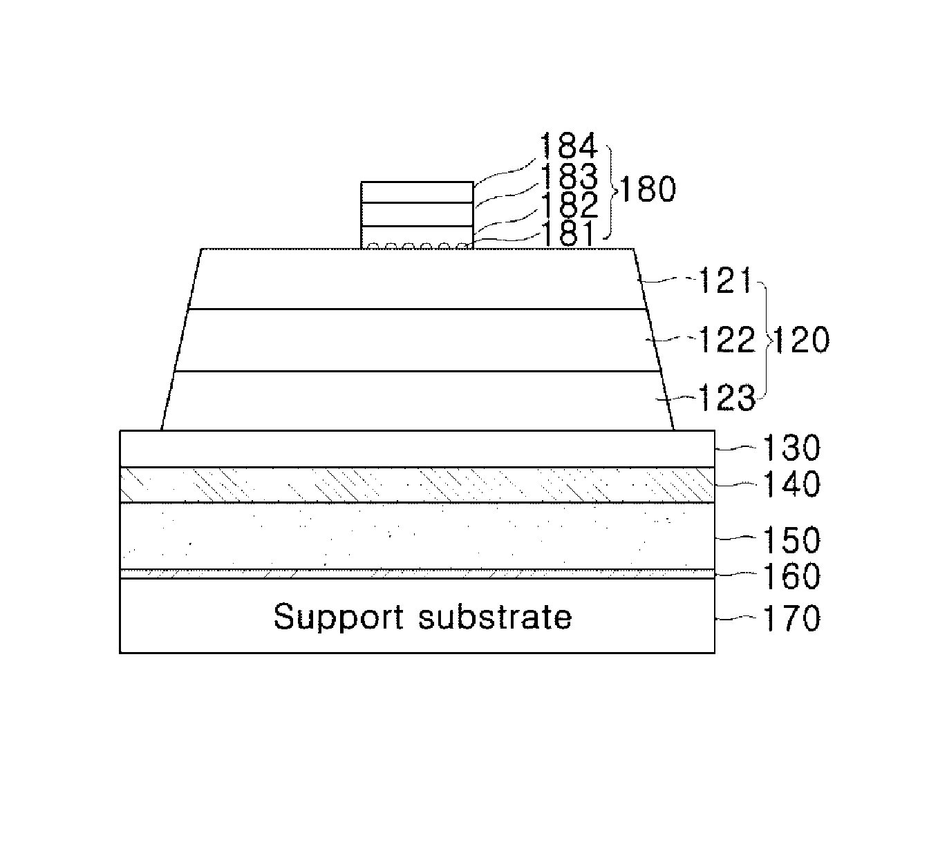 Semiconductor light-emitting diode and a production method therefor