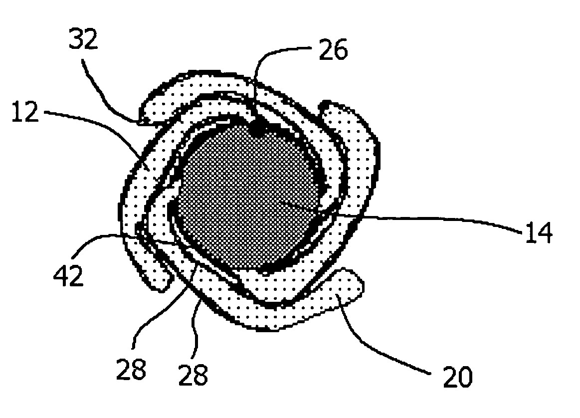 Tampon with flexible panels