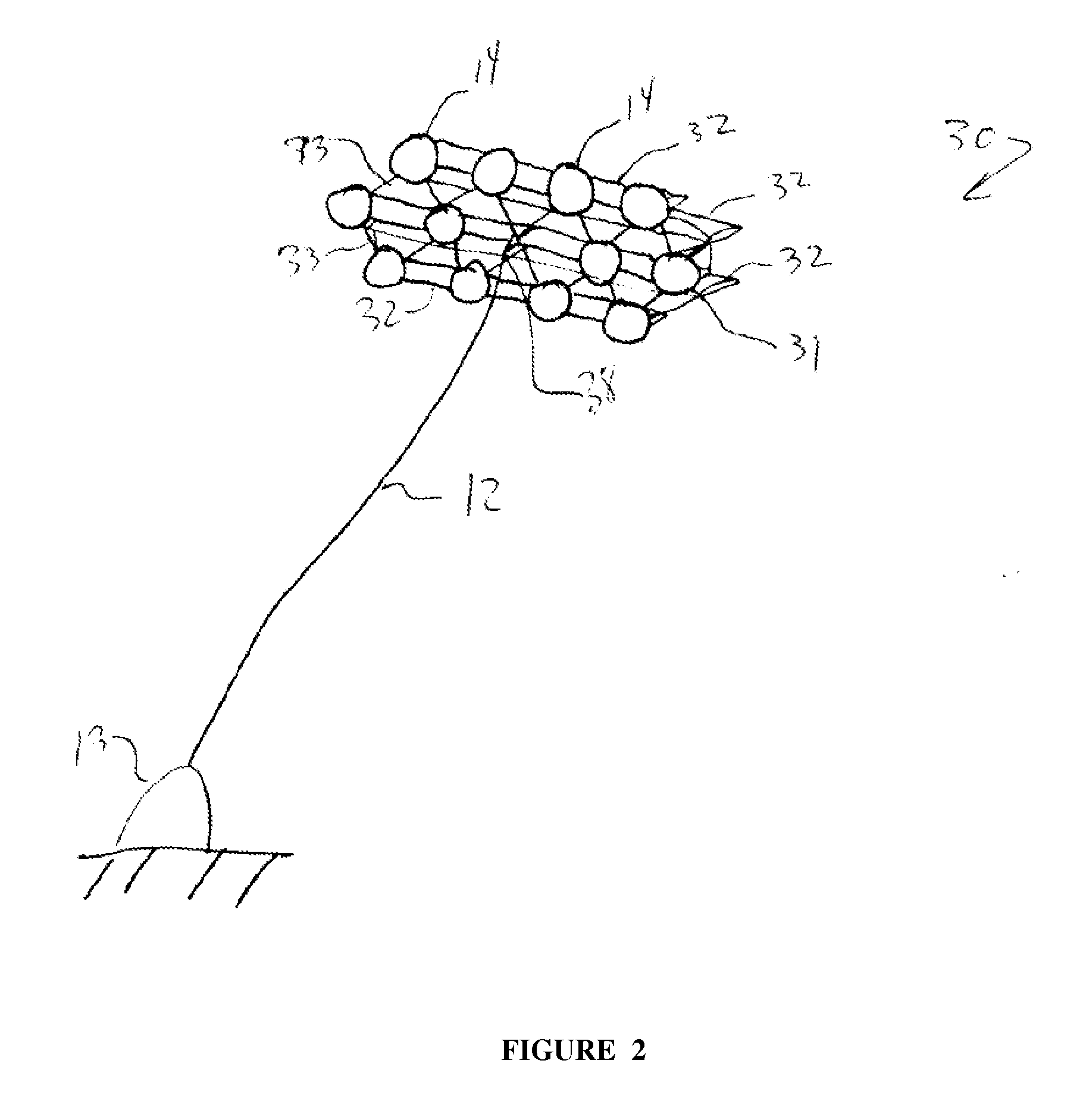 Tethered Airborne Power Generation System With Vertical Take-Off and Landing Capability