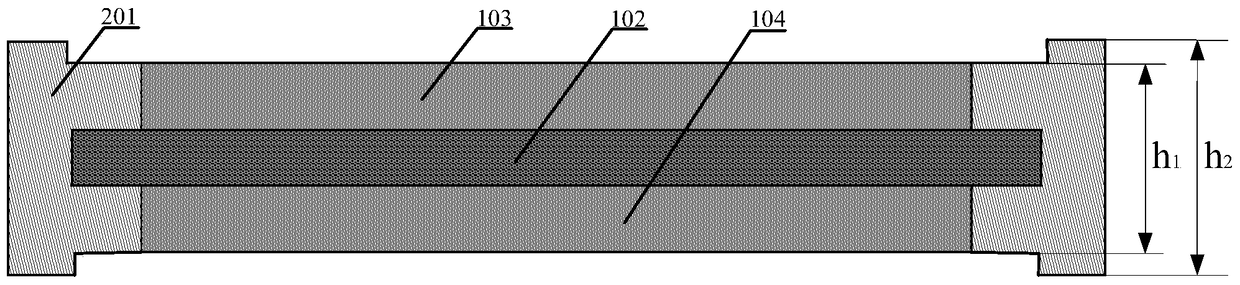 A high-voltage power battery with controllable liquid injection volume and its preparation method