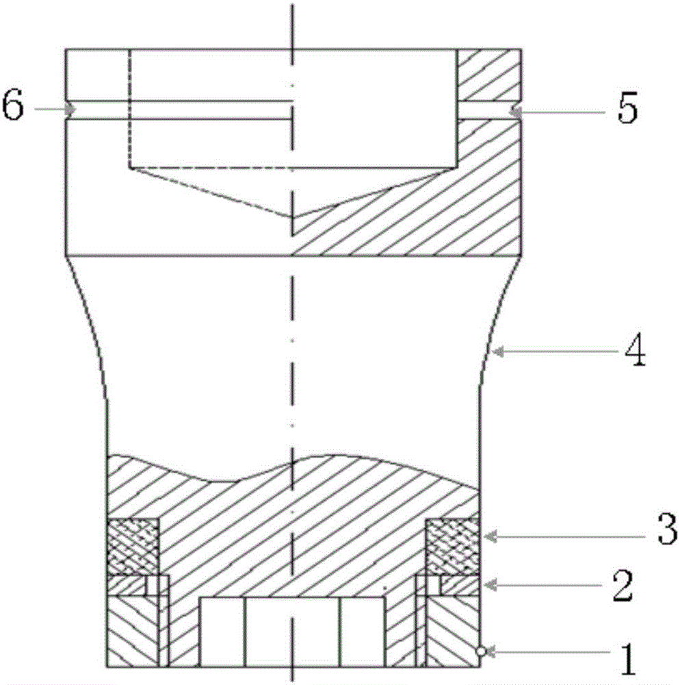 Cylinder cap bolt tightening tool capable of sucking iron scraps