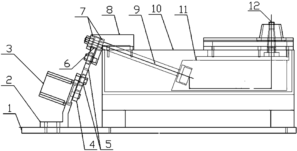 Angle gear high-temperature tin alloy liquid furnace