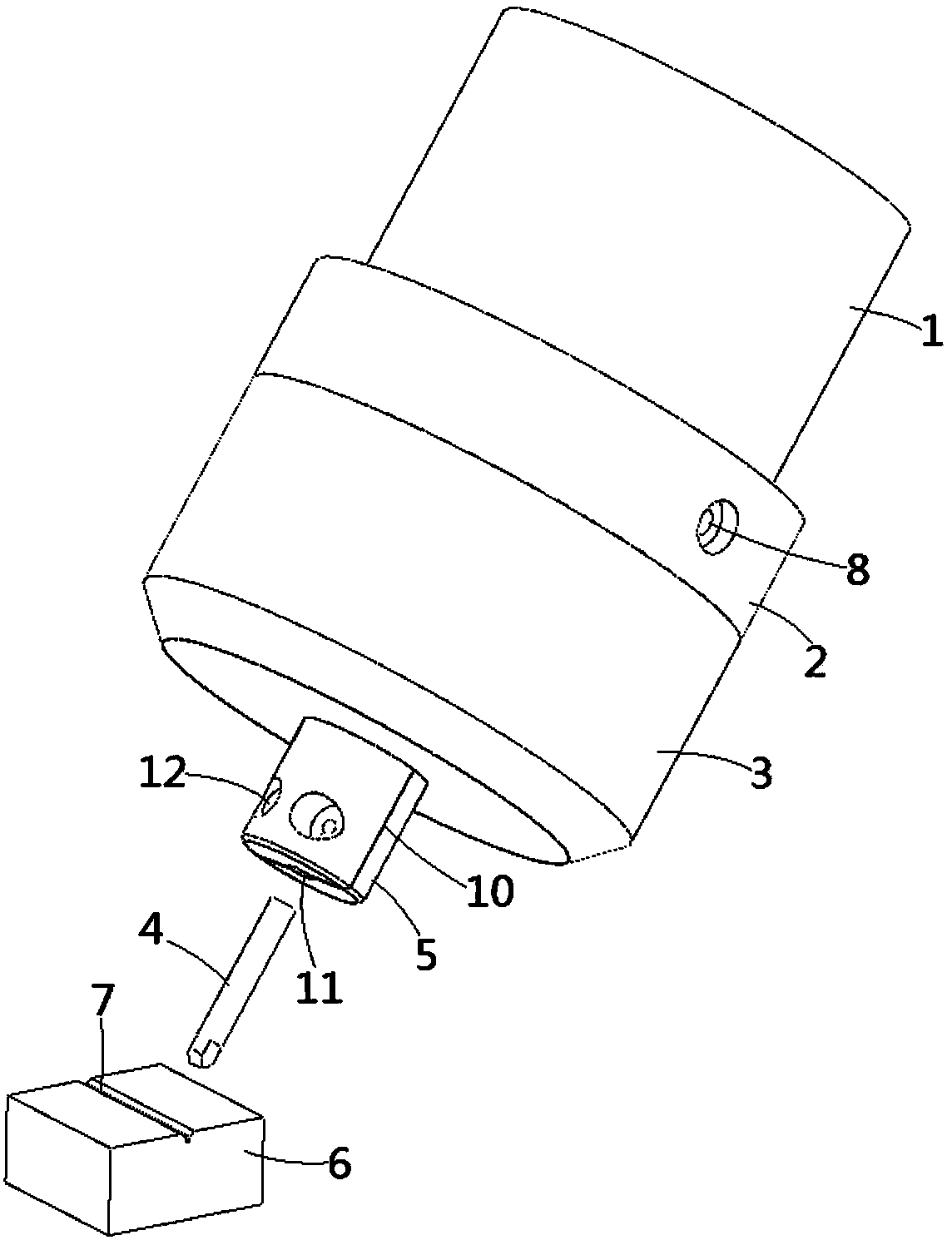 Knife holder of carving machine