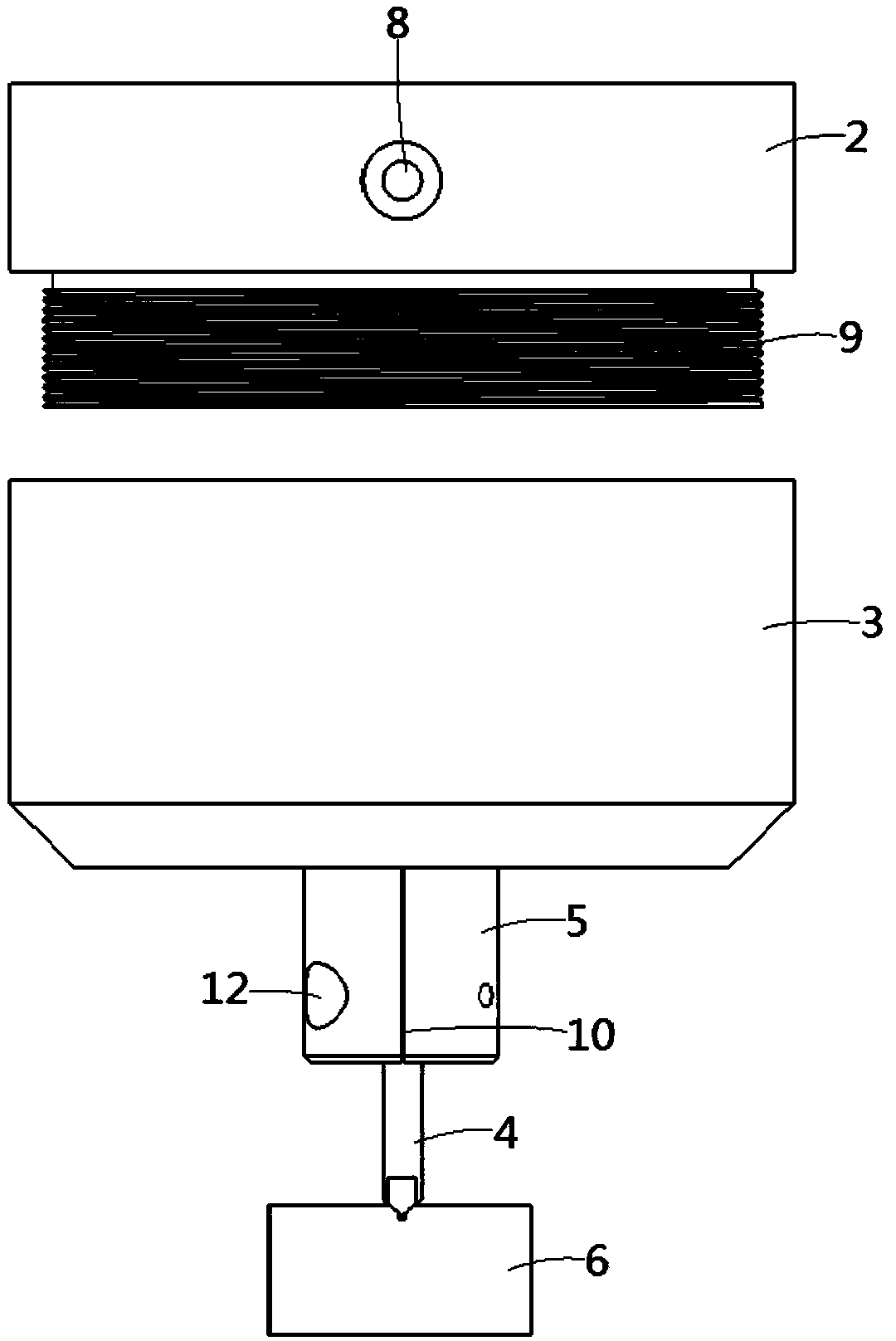 Knife holder of carving machine