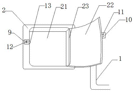 Multifunctional rear view mirror for motorcycle