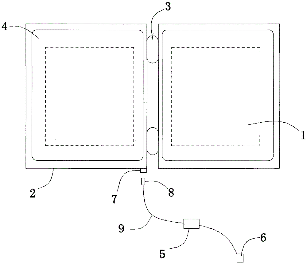 Foldable electric heater and manufacturing method thereof