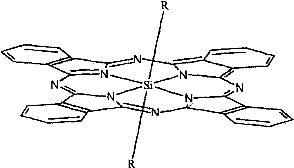 Silicon phthalocyanine compound and composite, their preparation and application thereof