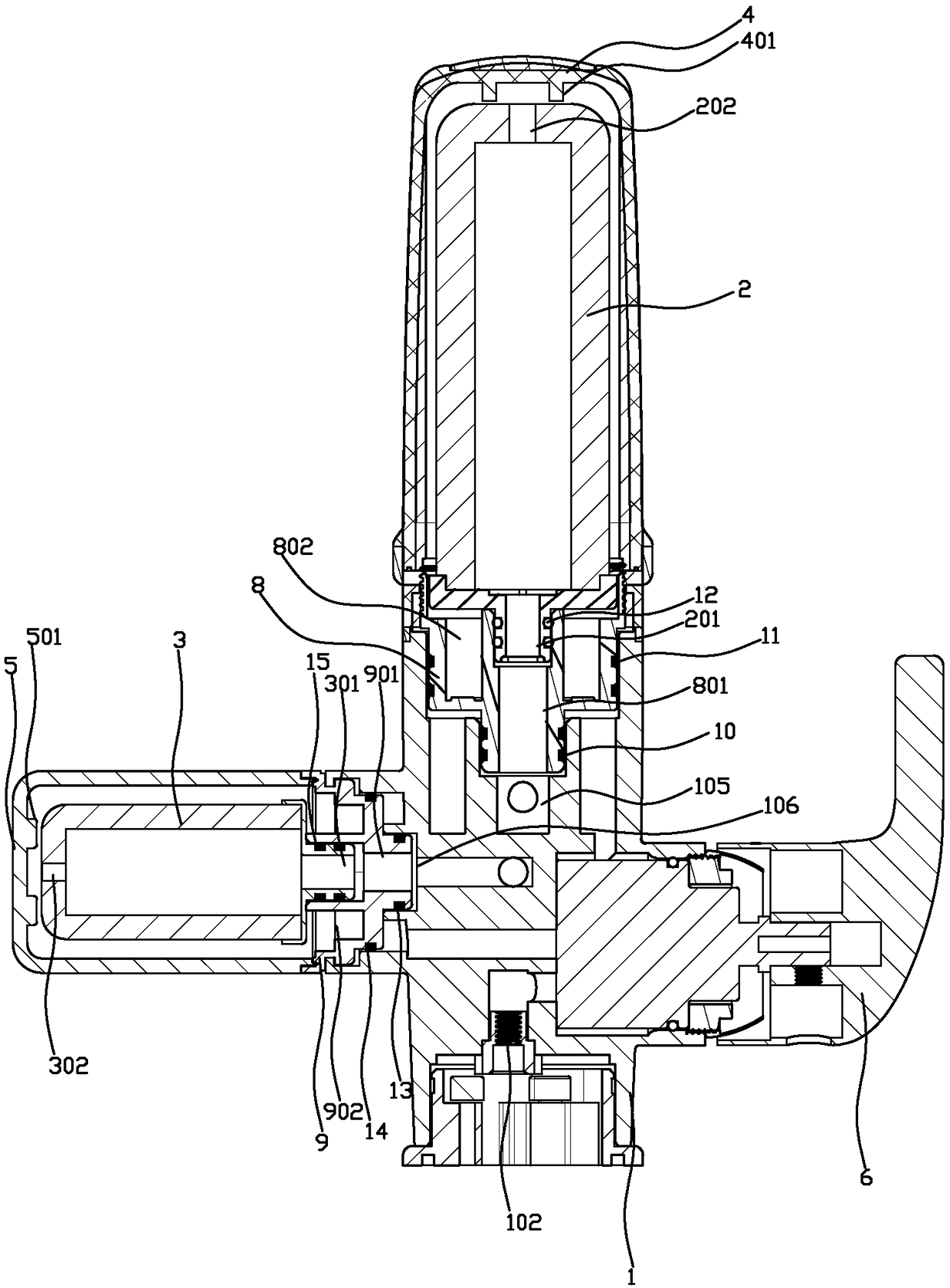 Multifunctional water treatment faucet