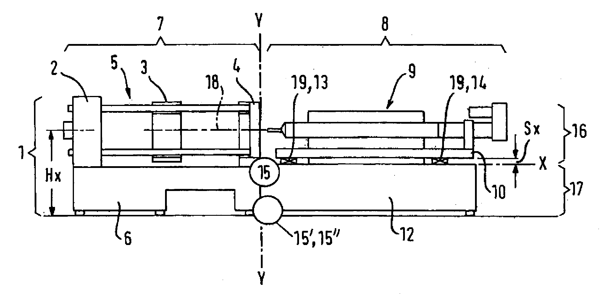 Method and injection molding machine having a modular structure