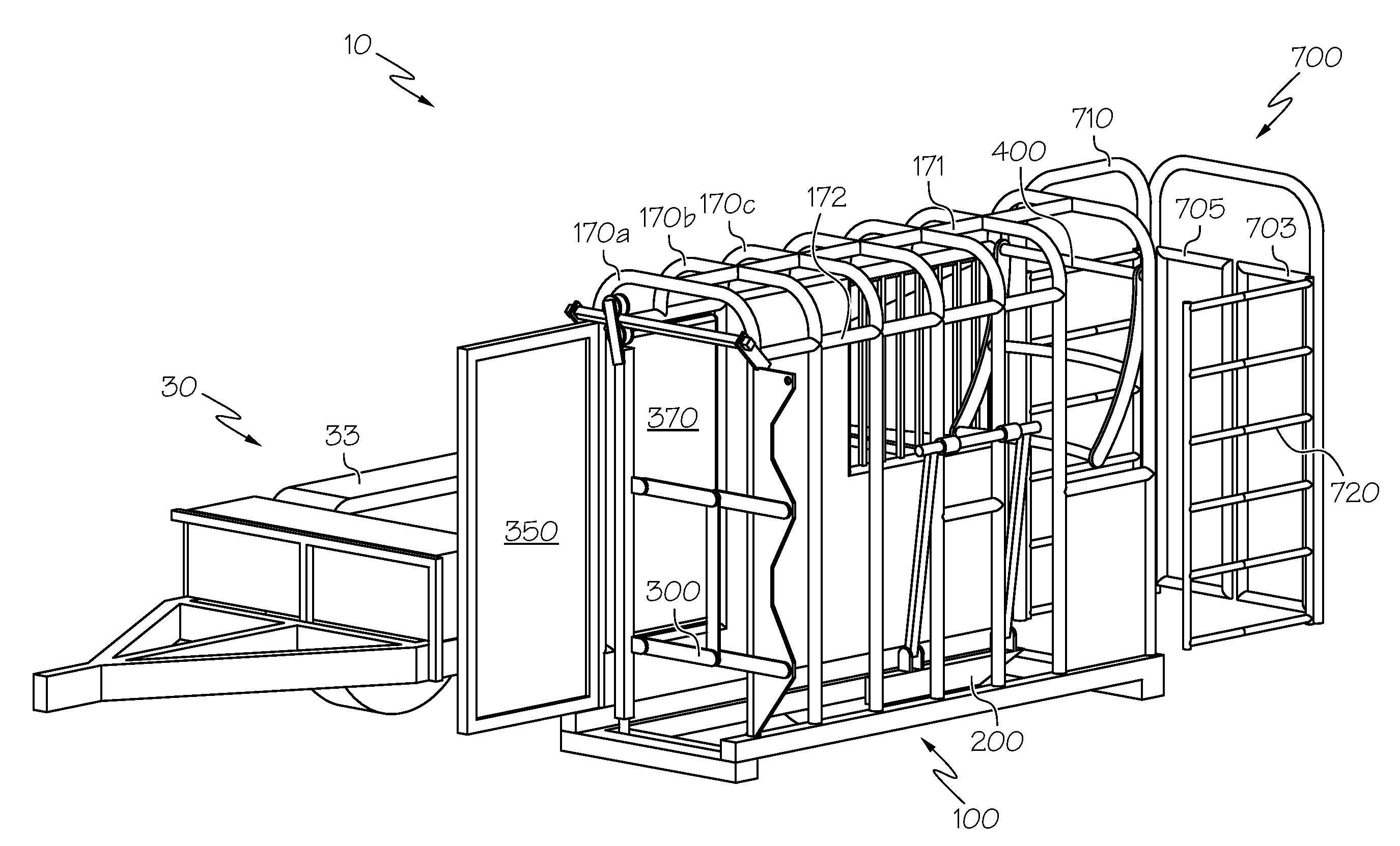 Cattle Hoof Trimming Chute