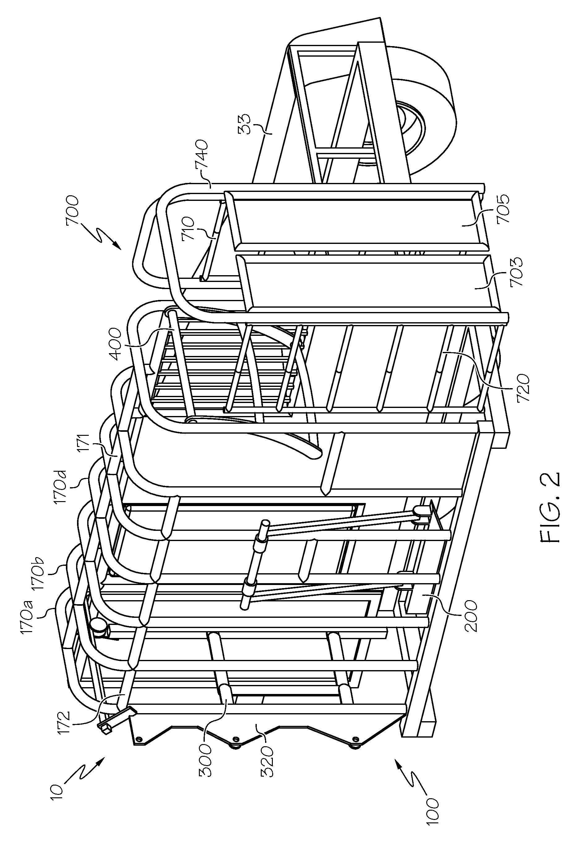 Cattle Hoof Trimming Chute