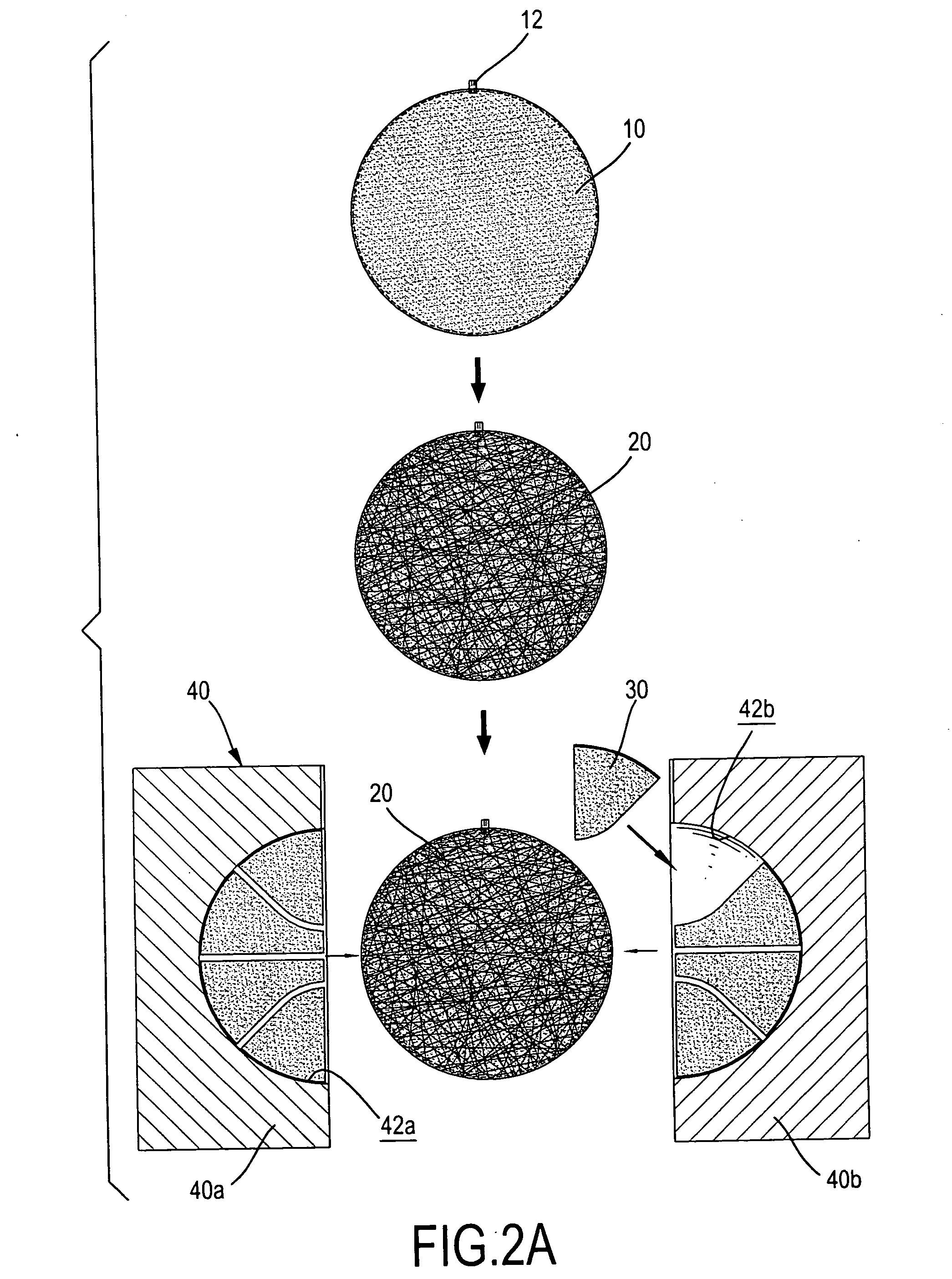 Method for manufacturing an inflatable ball and a ball made with the method