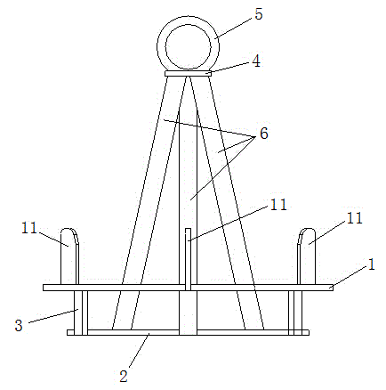 Hoisting fixture of motor stator