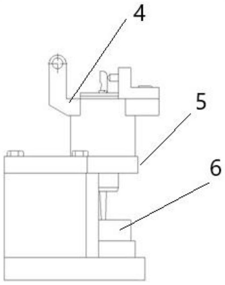 Method and device for measuring symmetry degree of spherical axis to excircle axis