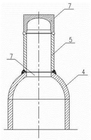 Sealing device for hand holes of circulating fluidized bed boiler header