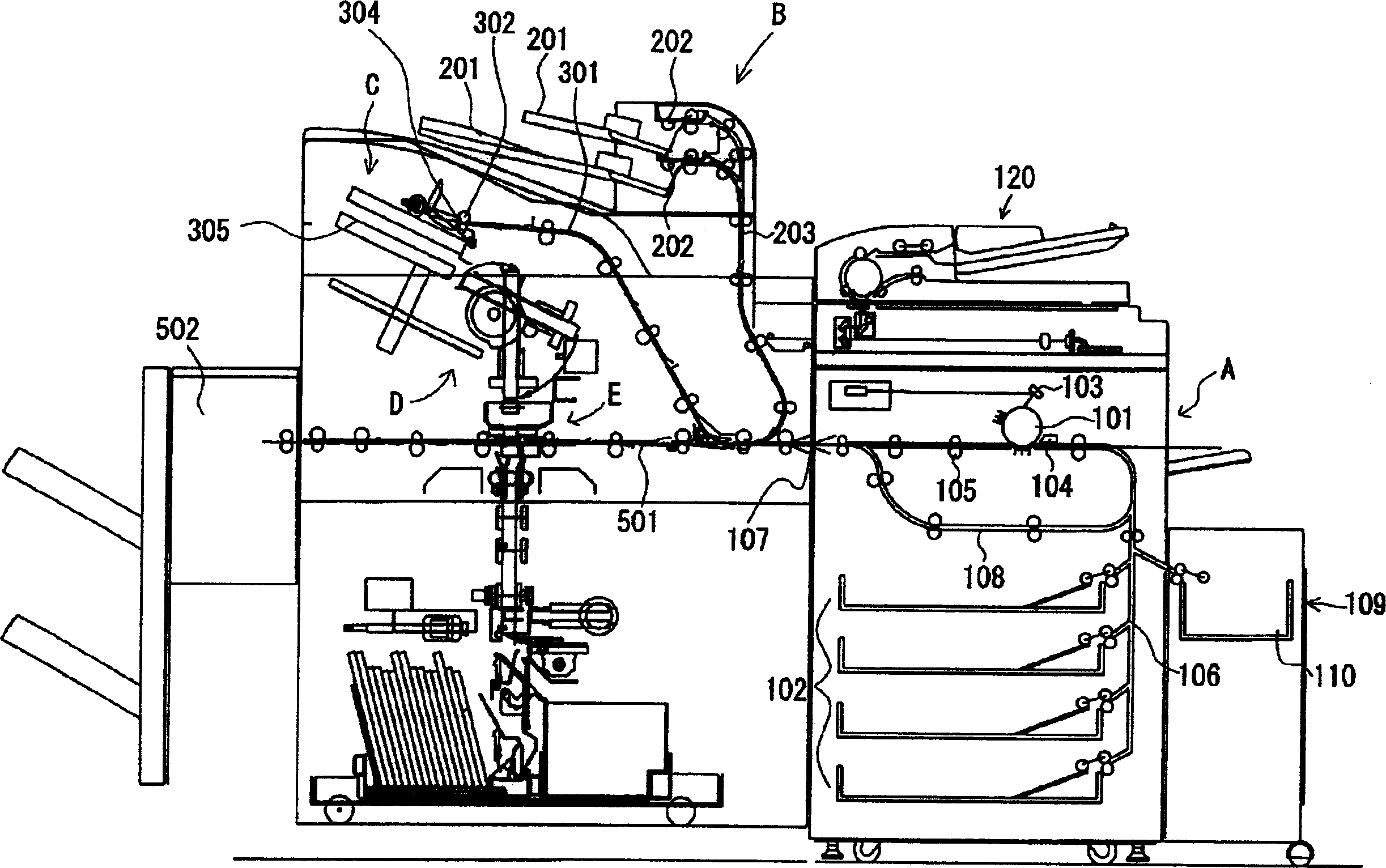 Sheet bundle conveyance apparatus and bookmaking apparatus